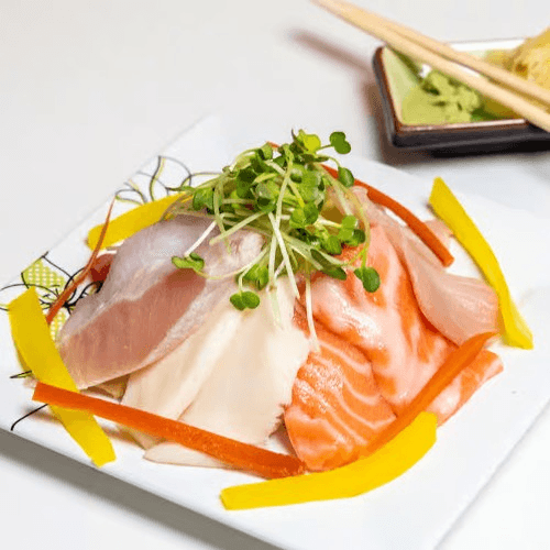Mixed Sashimi (12pc Chefs choice)