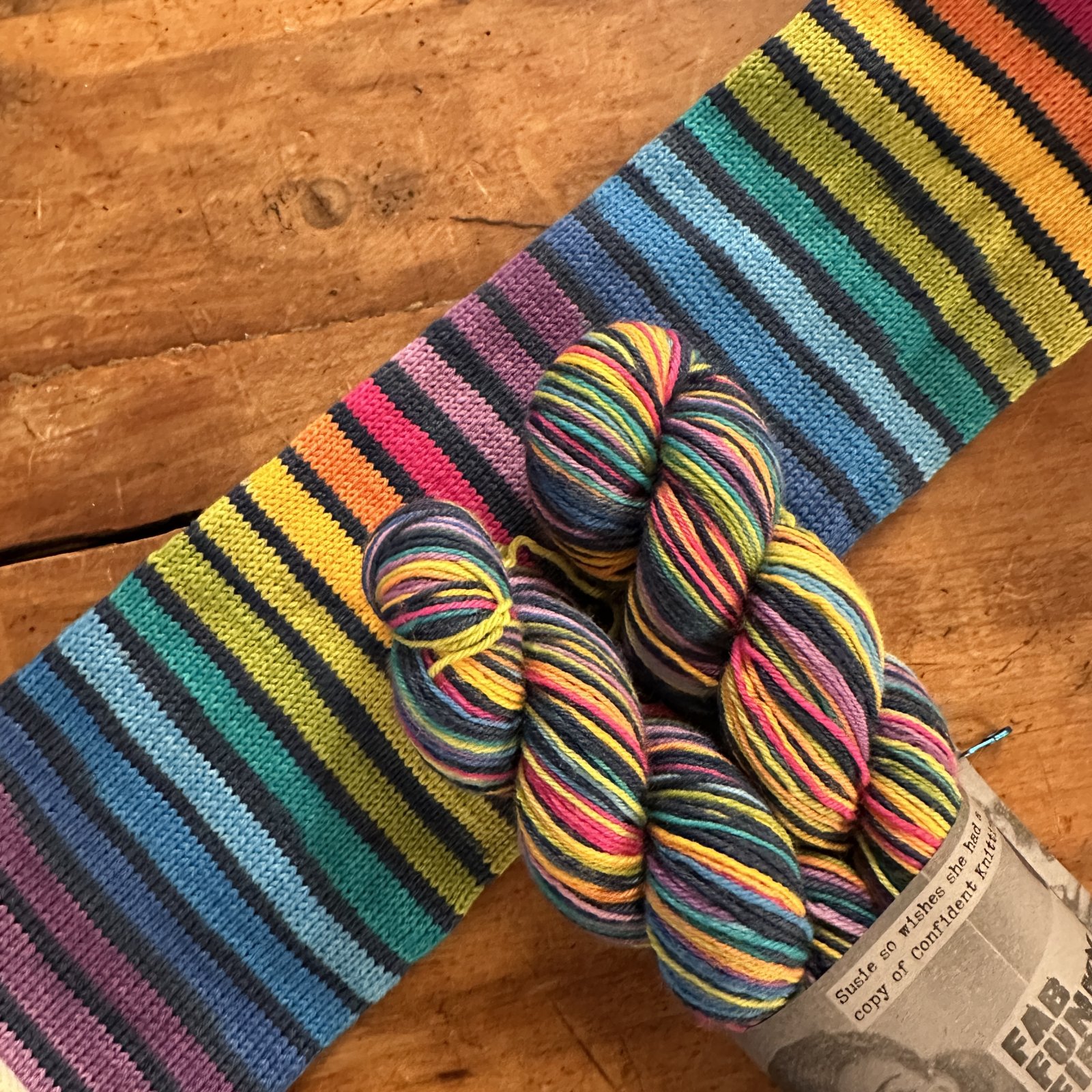 Fab Funky Fibres Self-Striping Sock