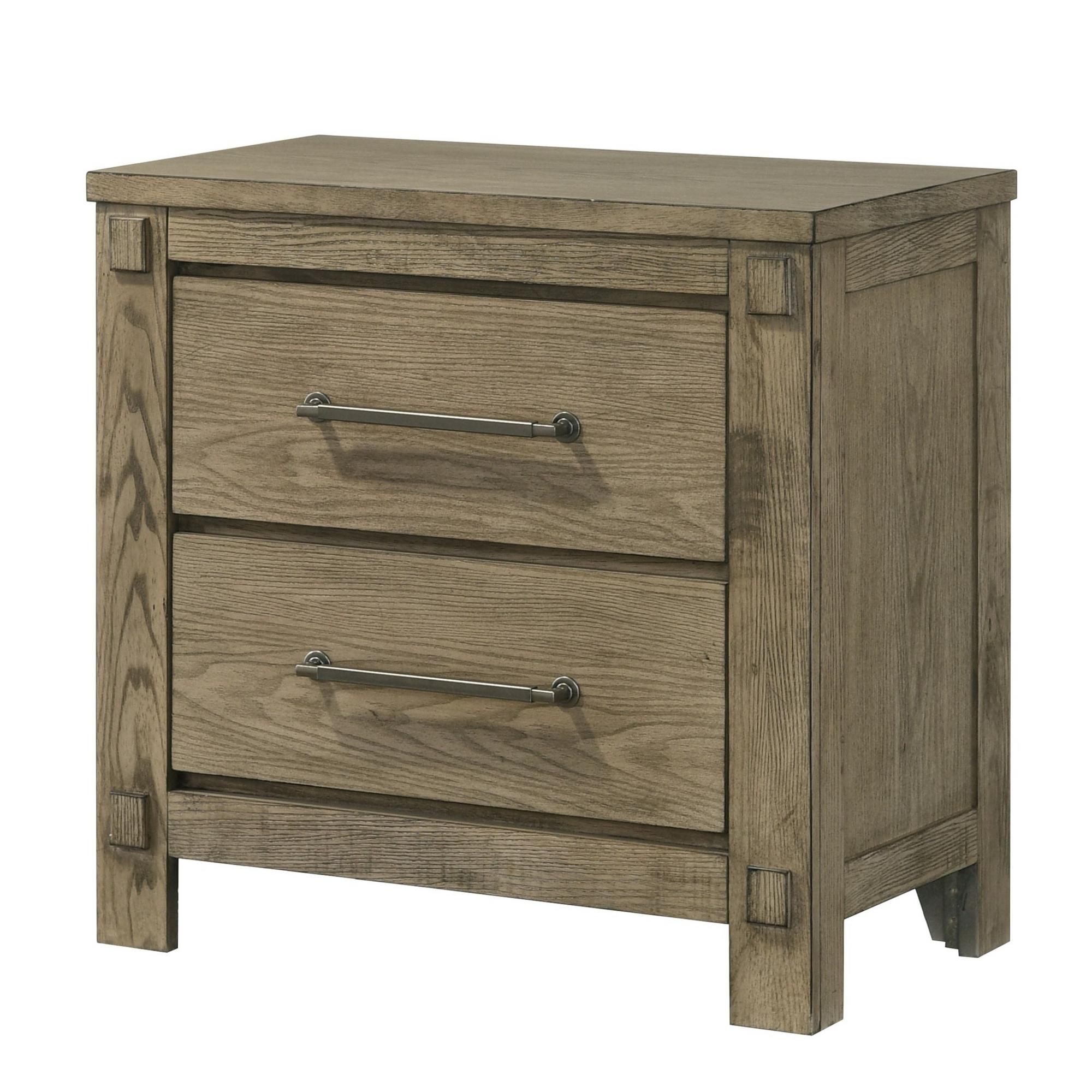 Colton N/stand, Antq Wht Oak