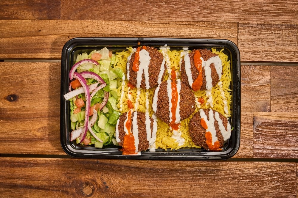 Falafel Over Rice