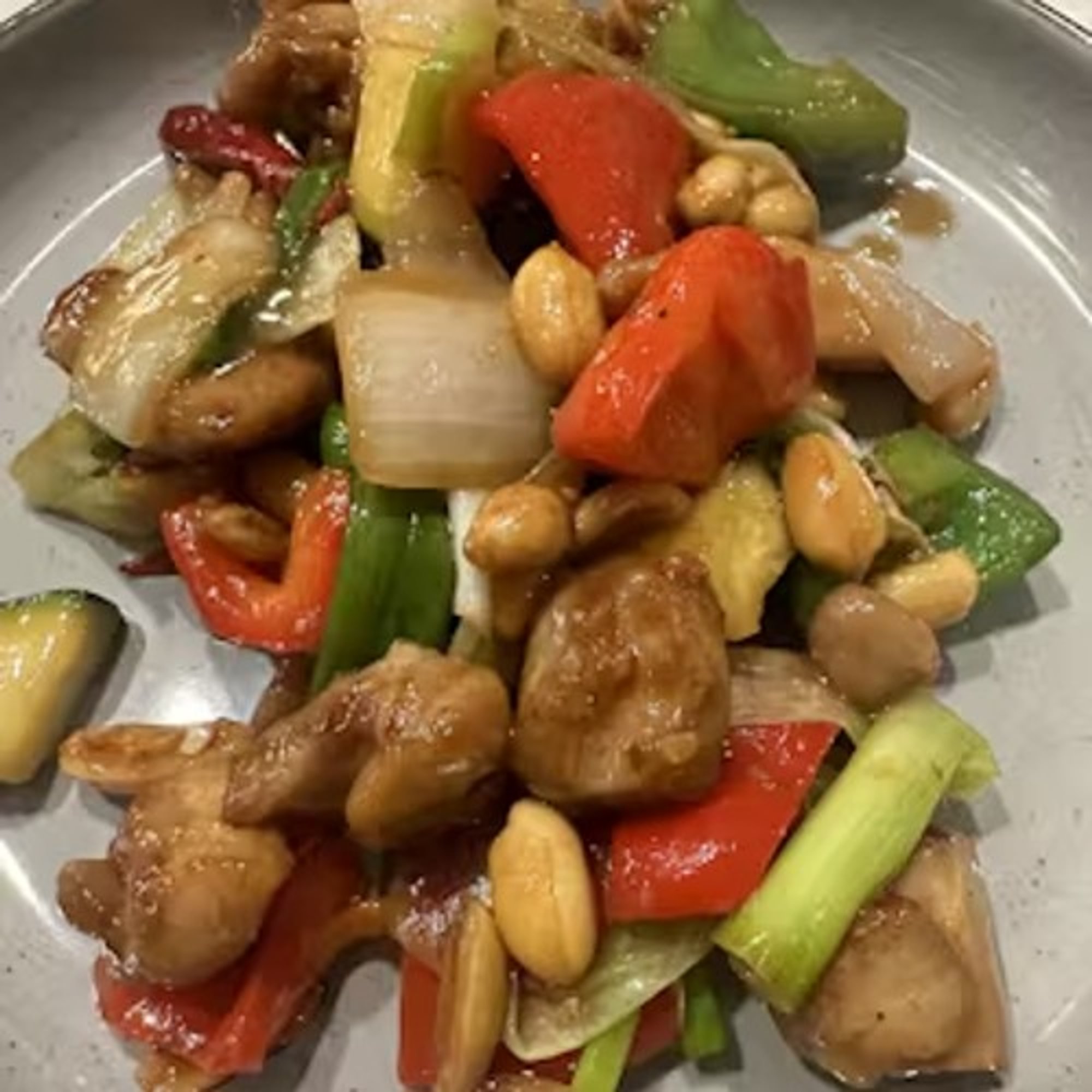 KUNG PAO CHICKEN WITH RICE