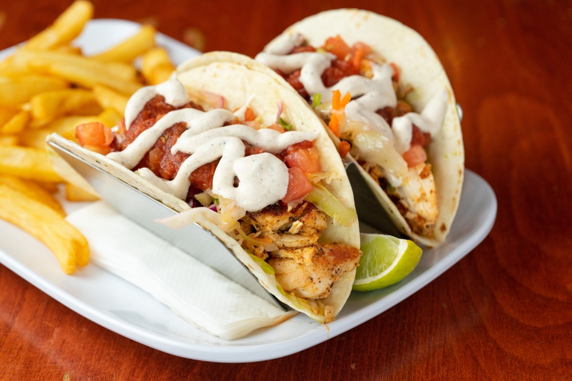 BLACKENED CHICKEN TACOS