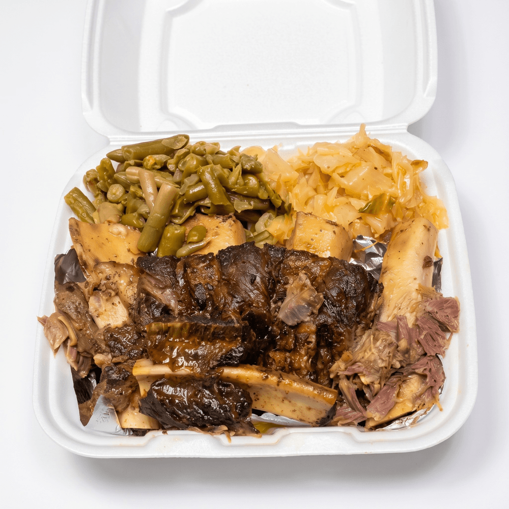 Beef Ribs with Two Sides