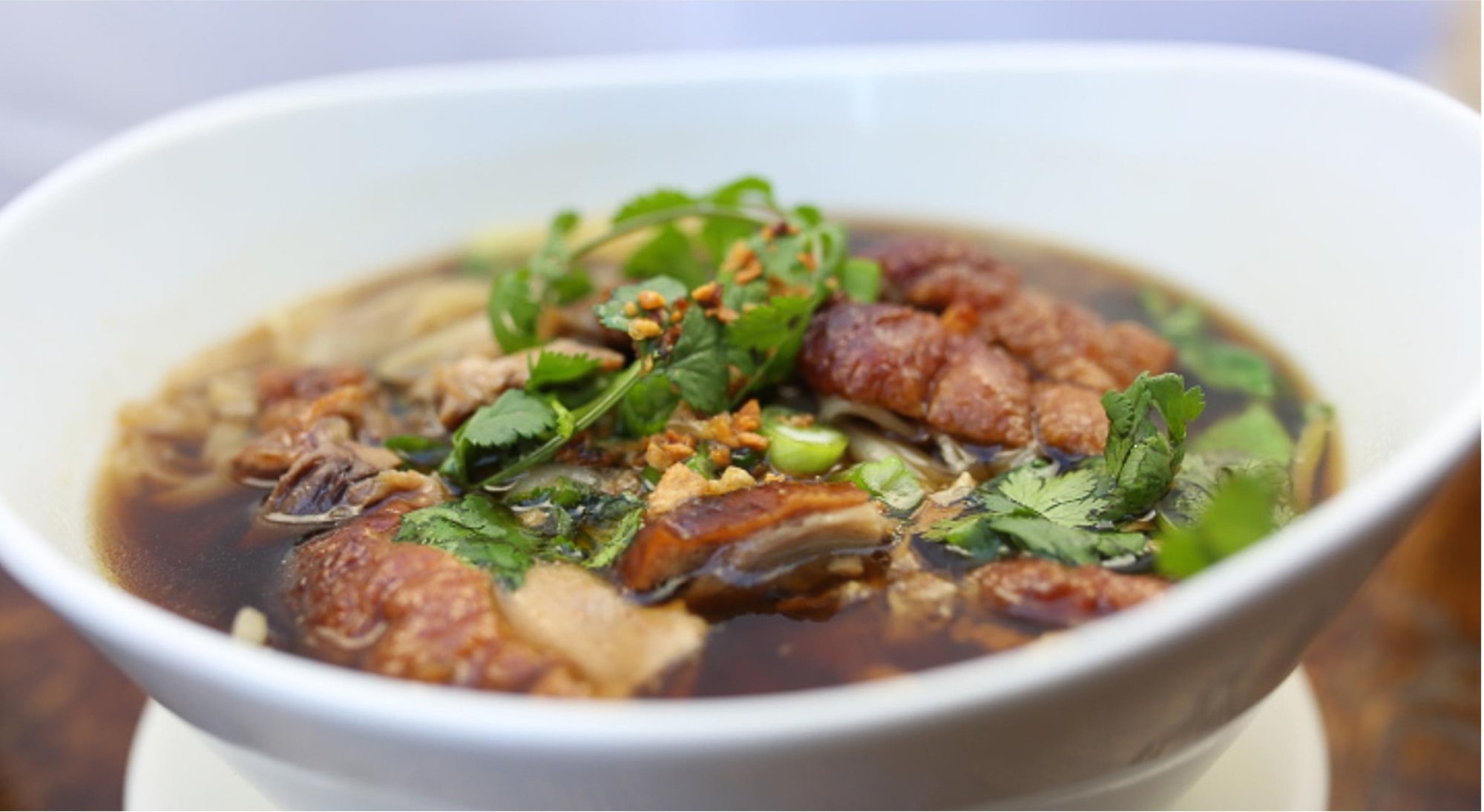 Roasted Duck Noodle Soup