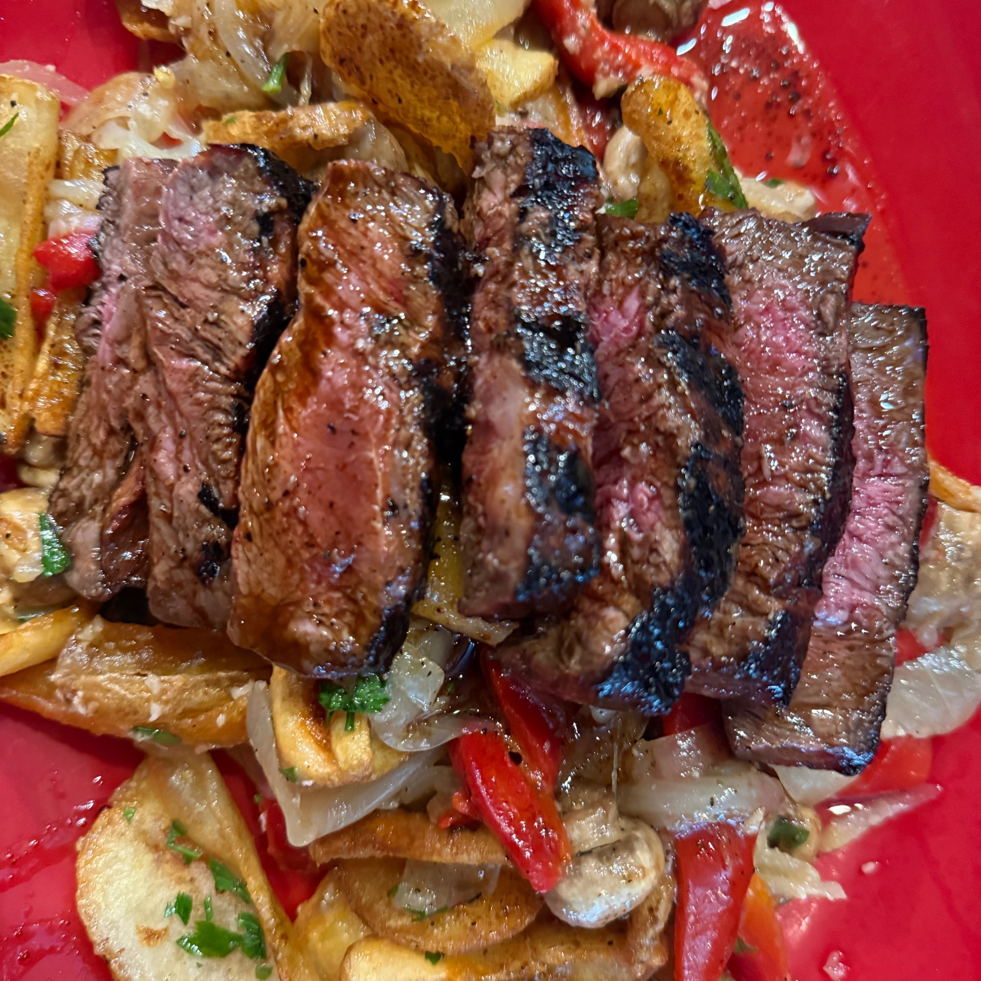 Marinated Flat Iron Steak