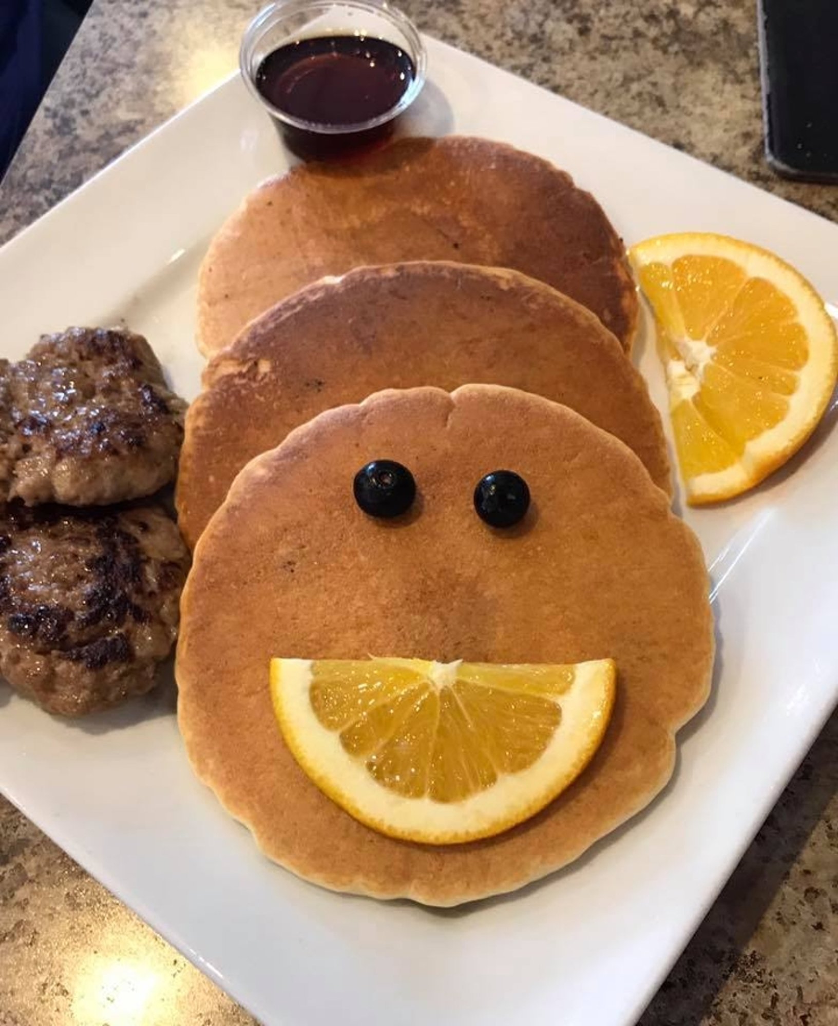 Pancakes with Local Syrup