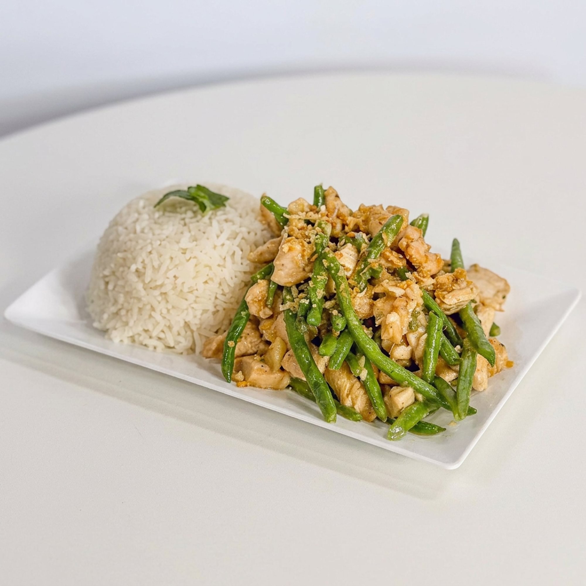 Garlic Chicken Green Beans