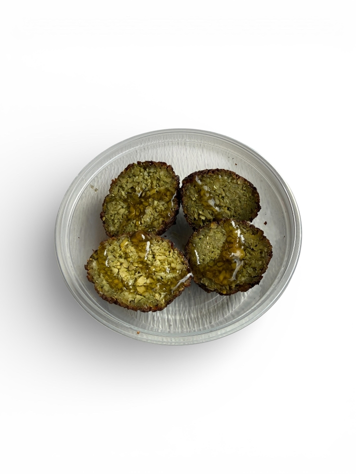 Emerald Falafel With Smoked Honey