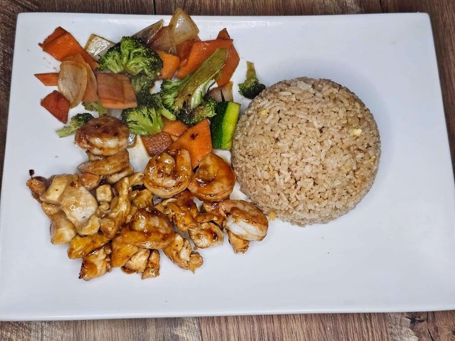 Chicken & Shrimp Hibachi Lunch