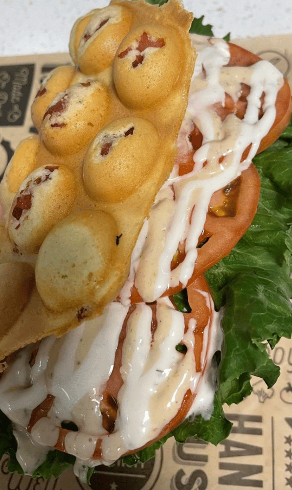 Turkey Bacon Ranch Melt Waffle