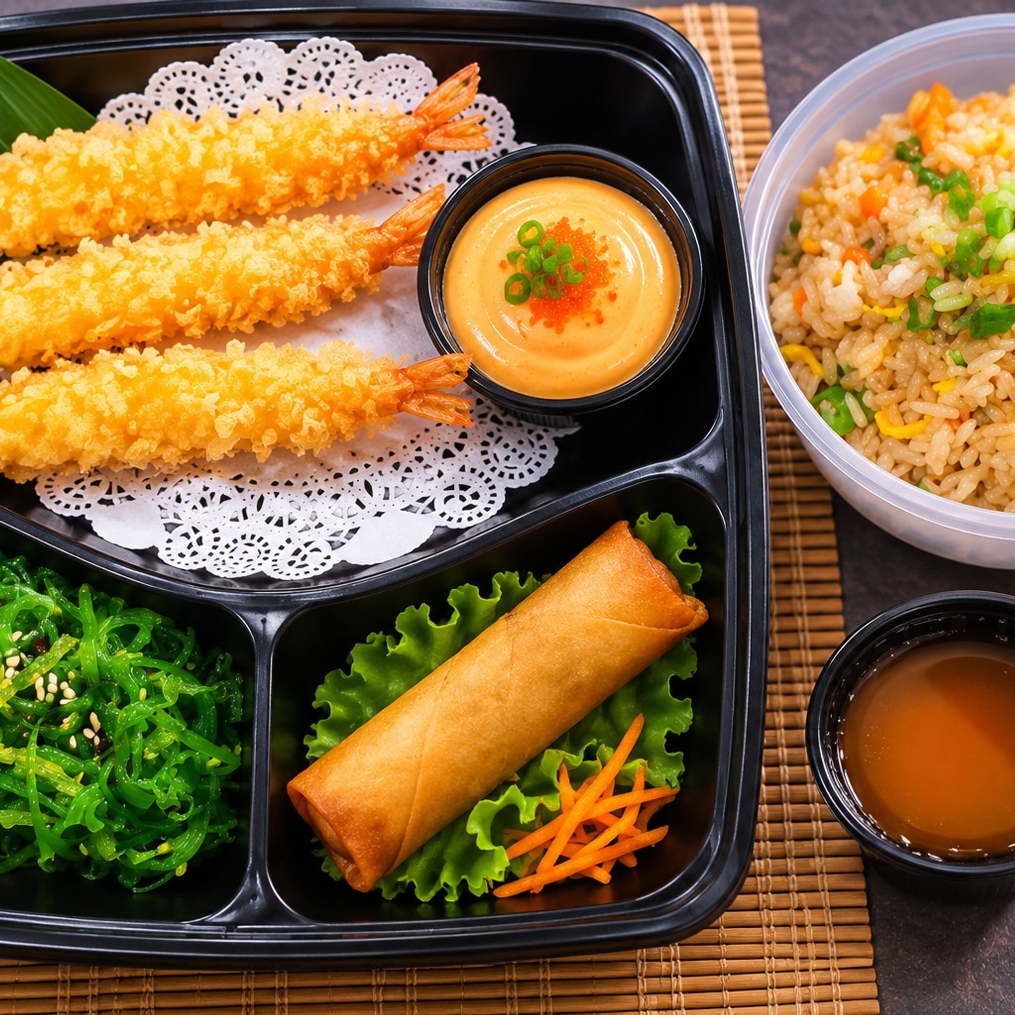 Tempura Shrimp Bento Box