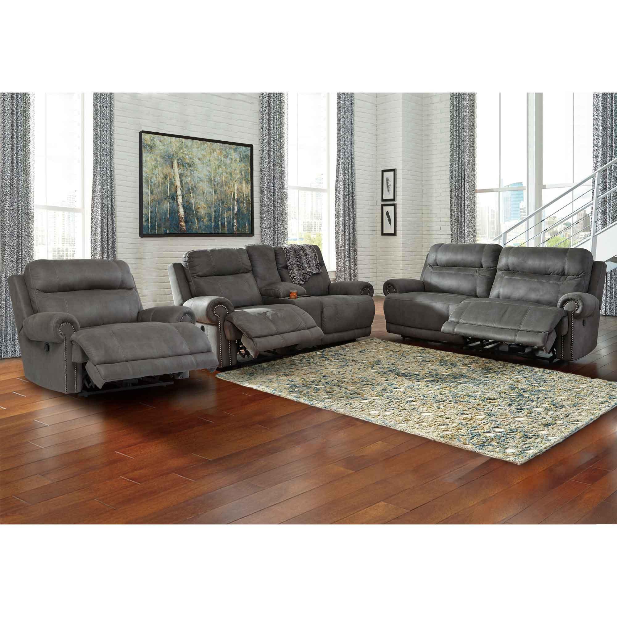 3 - Piece Austere Reclining Sofa, Loveseat, & Reclining Set