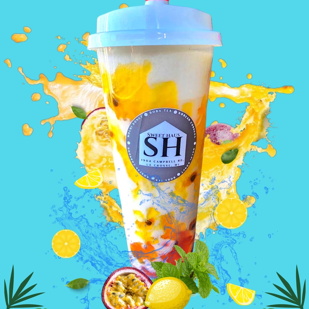 Passion Fruit Milk Tea