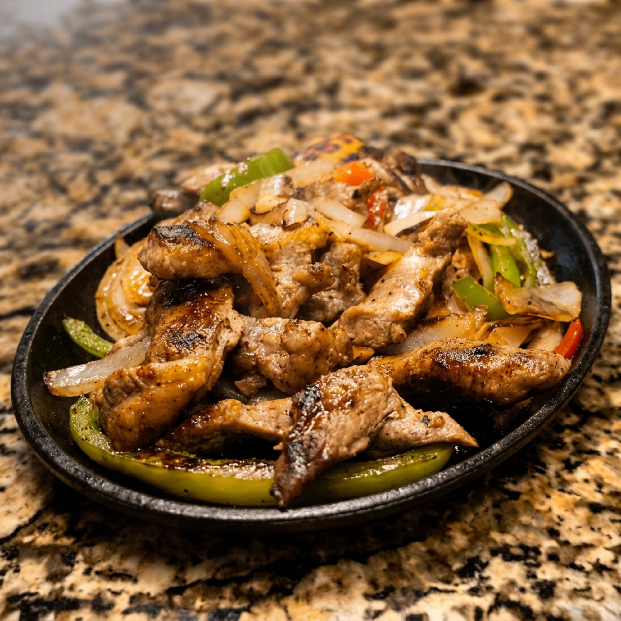 Pork Fajitas Plate