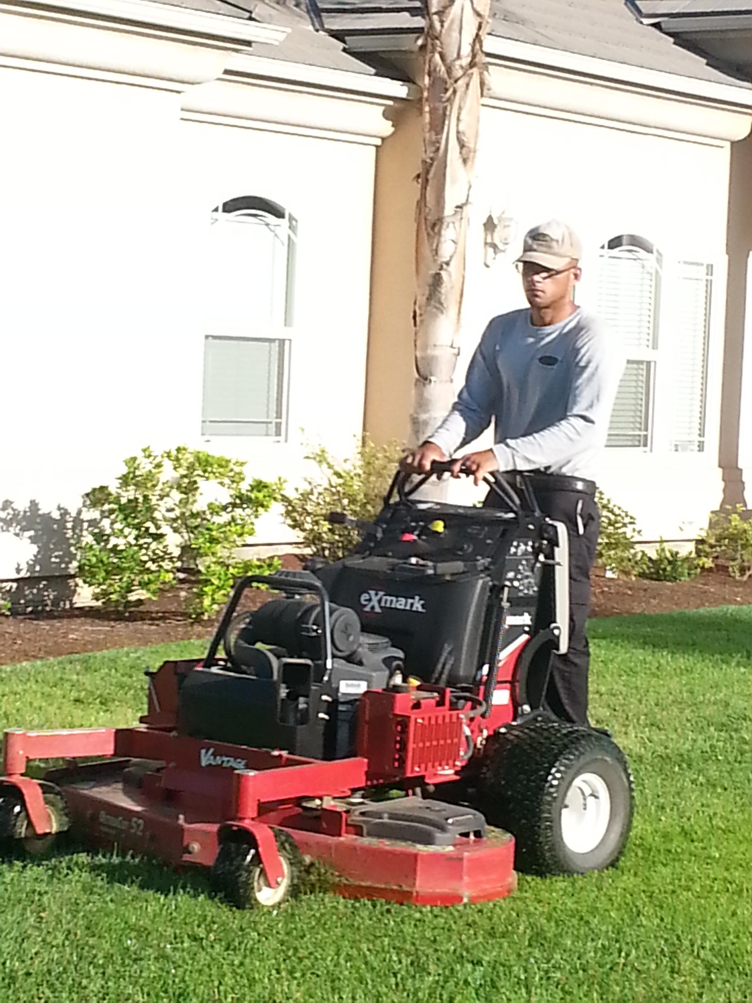 Glm uses turf friendly equipment.