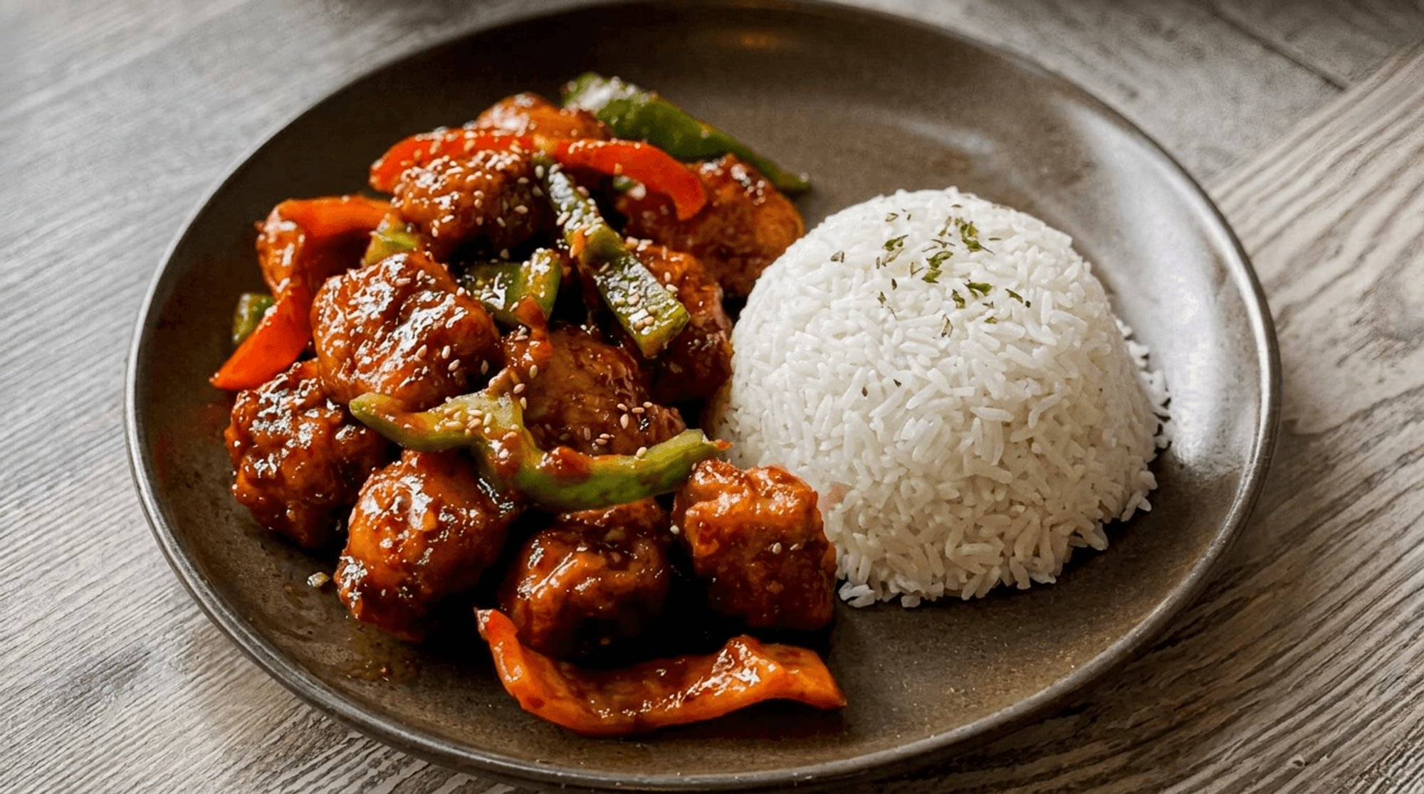 Crispy Honey Tofu