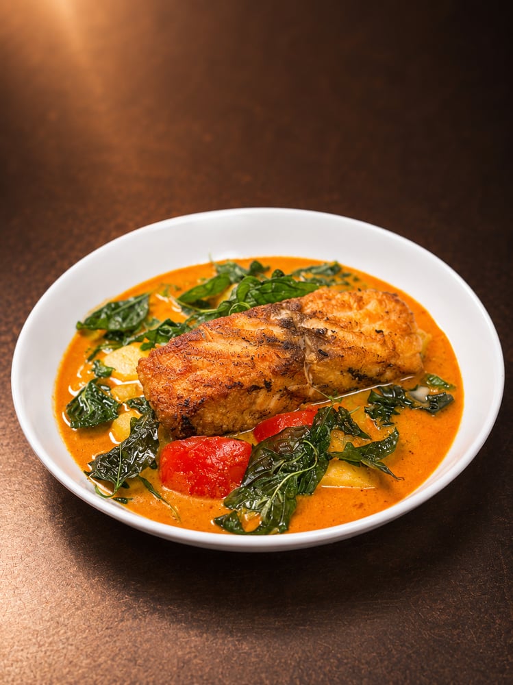 Pineapple Curry Salmon