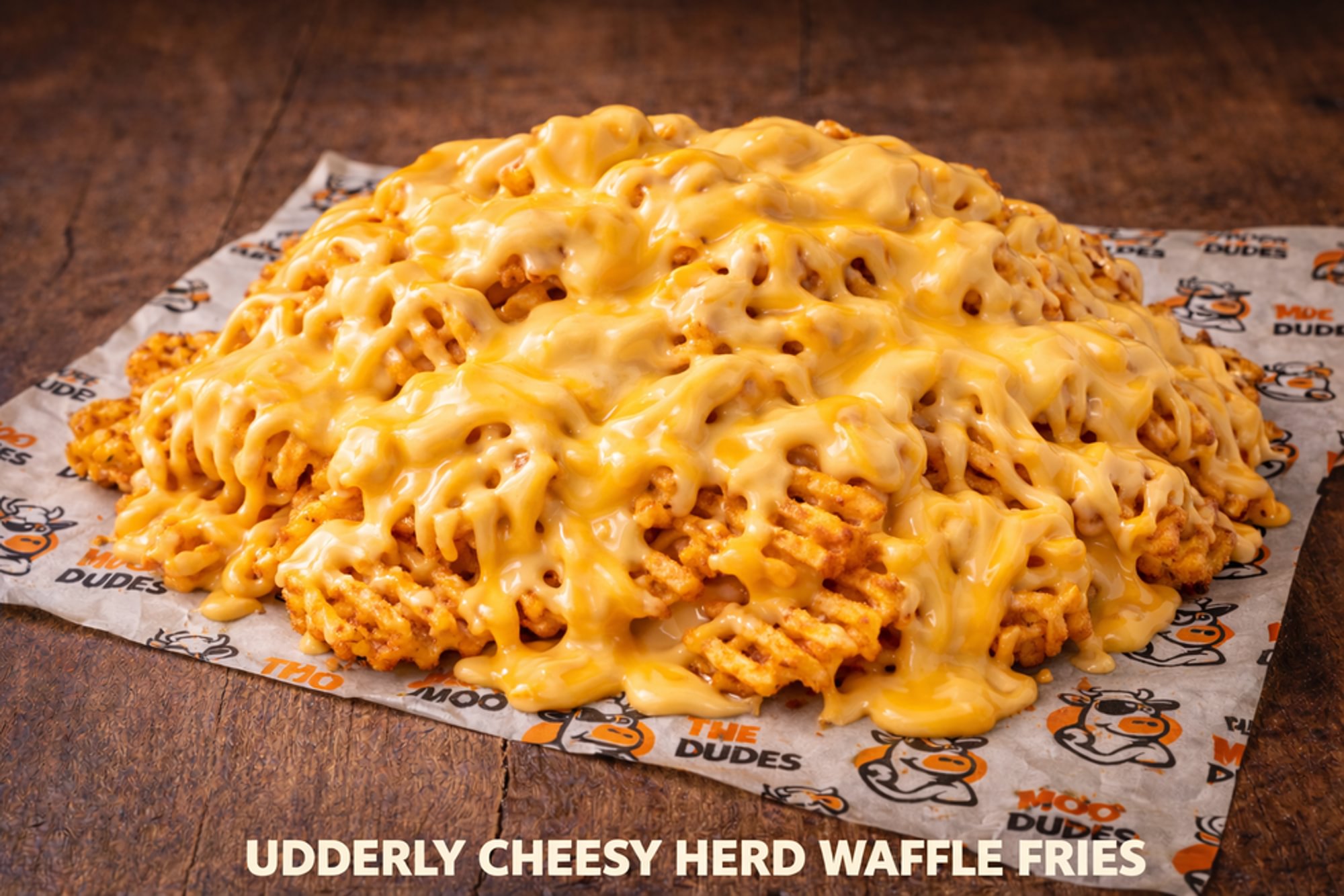 Cheesy Herd Waffle Fries