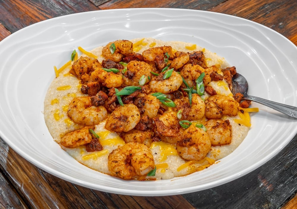 BBQ Shrimp & Cheese Grits