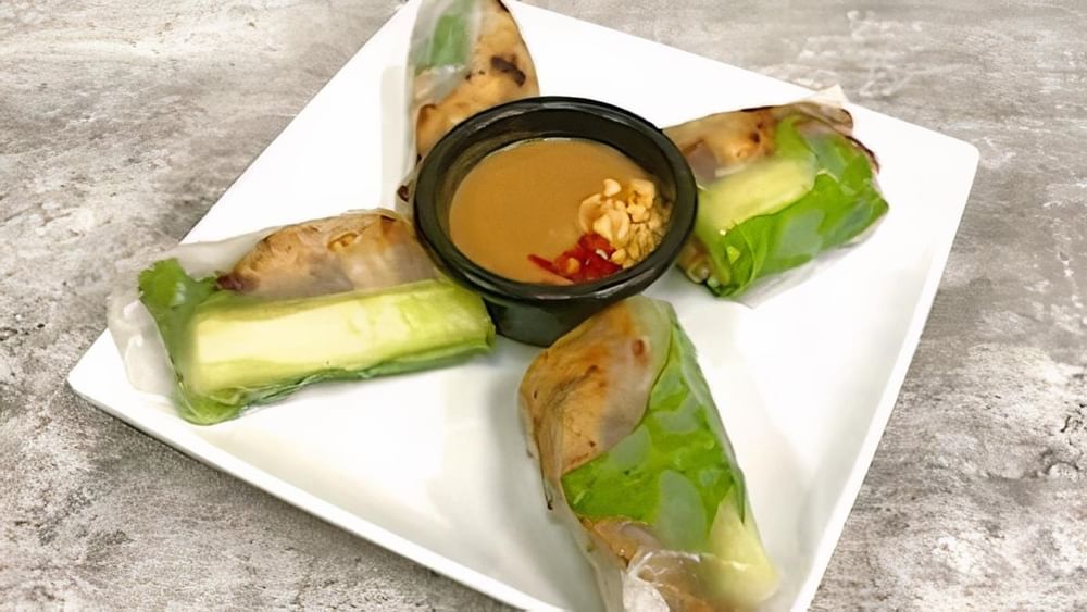A2: Grilled Chicken Spring Rolls - Goi Cuon Ga