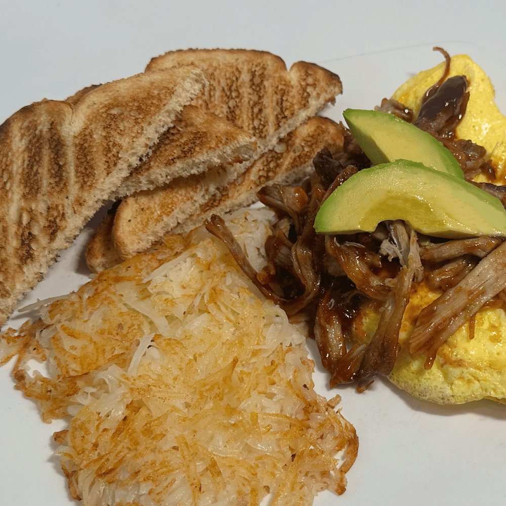 Pulled Pork Omelet