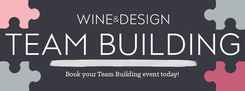 Wine & Design in Fayetteville, NC offers onsite or off-site Team Building events for any group. Let us host your next event!