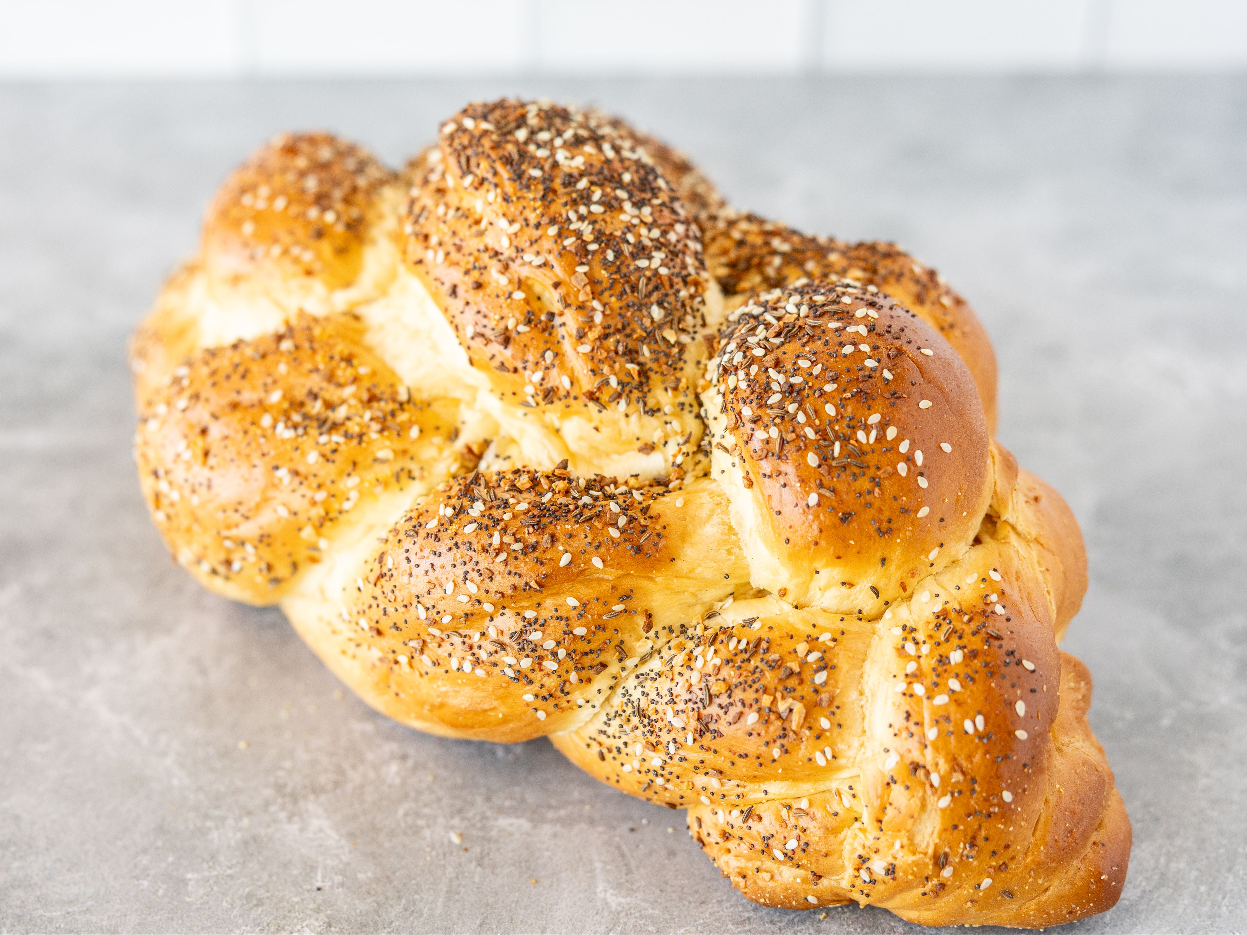 Large Egg Challah Everything