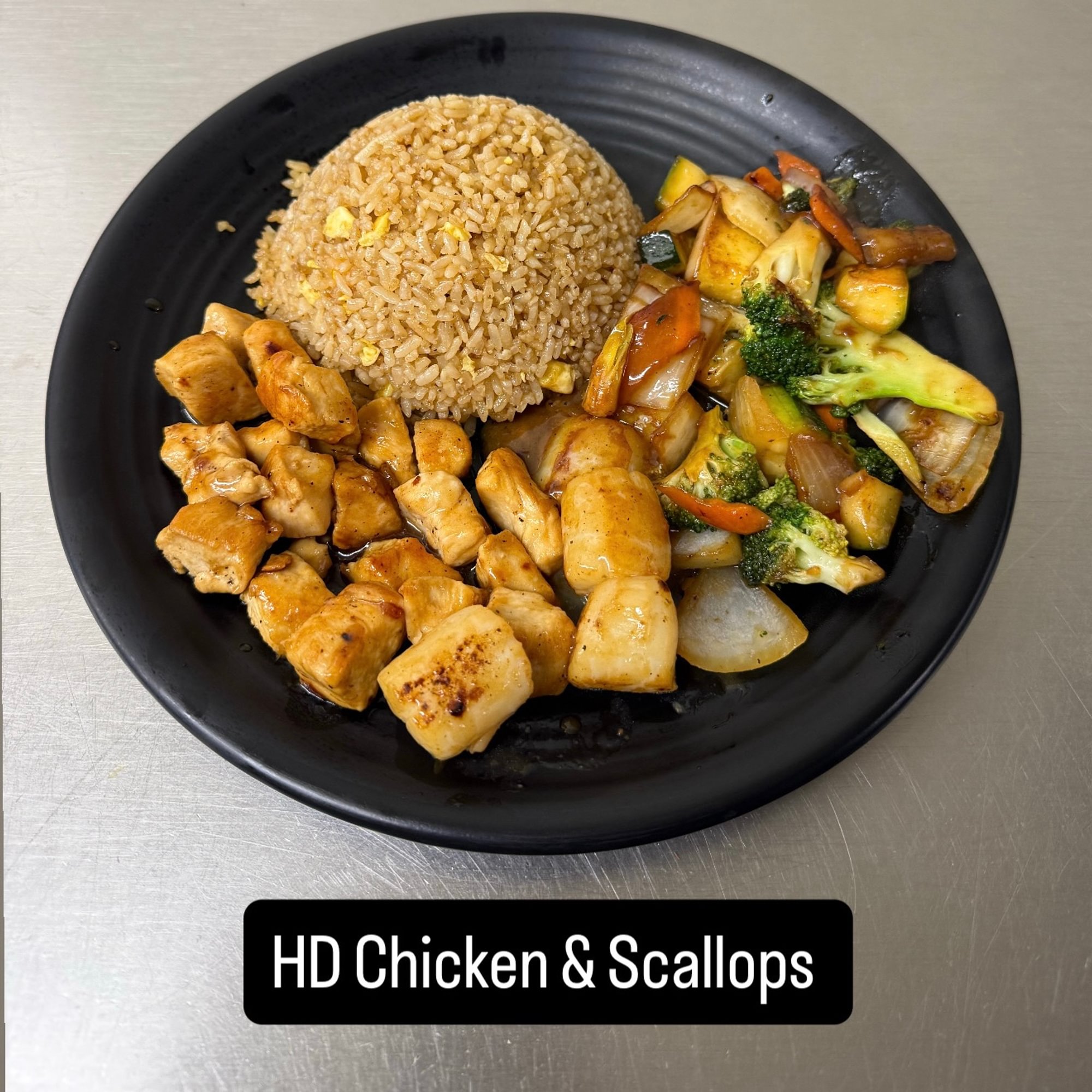 HD12. Hibachi Chicken & Scallop