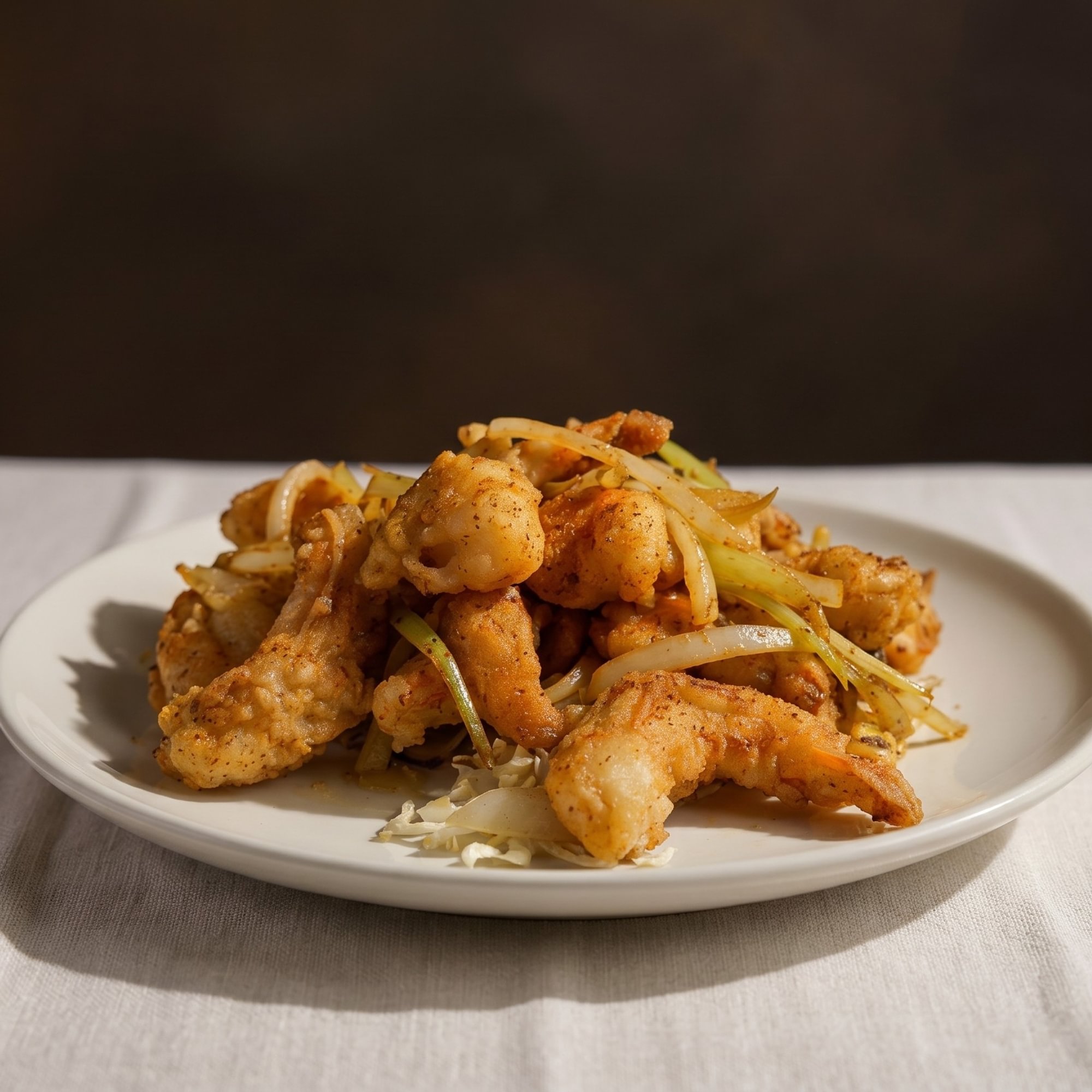 Spicy Crispy Shrimp with Celery / 芹菜香辣虾