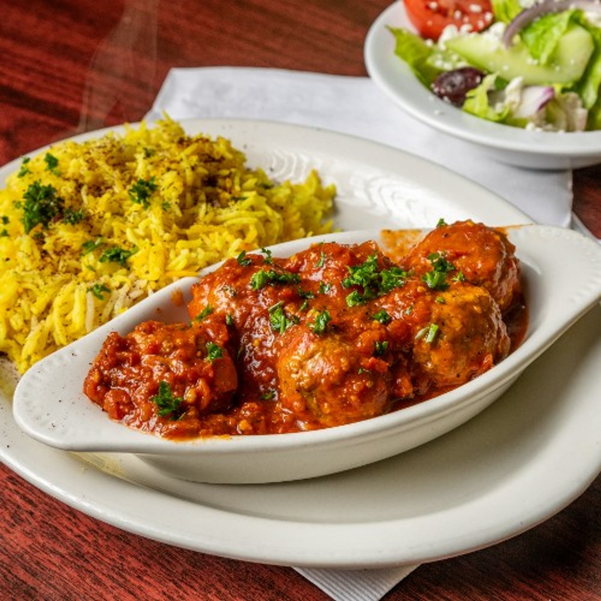 Mediterranean Meatball Platter