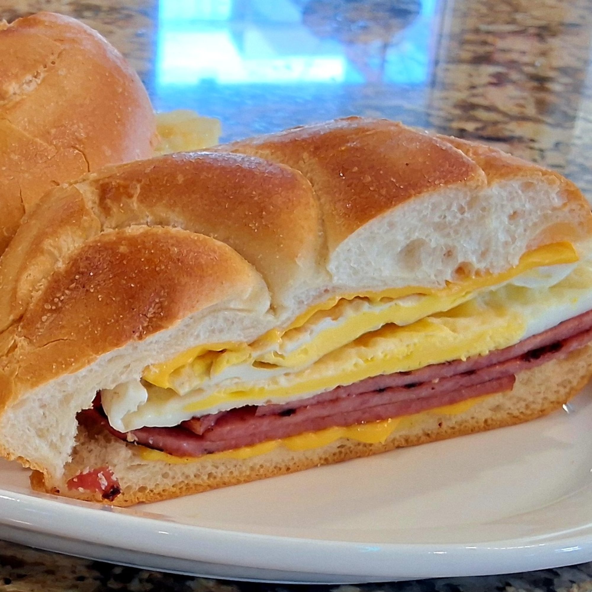 Taylor Ham, Two Eggs and Cheese Sandwich