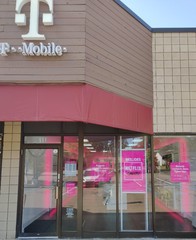 Exterior photo of T-Mobile Store at Ann Arbor Rd & Rocker Ave, Plymouth, MI