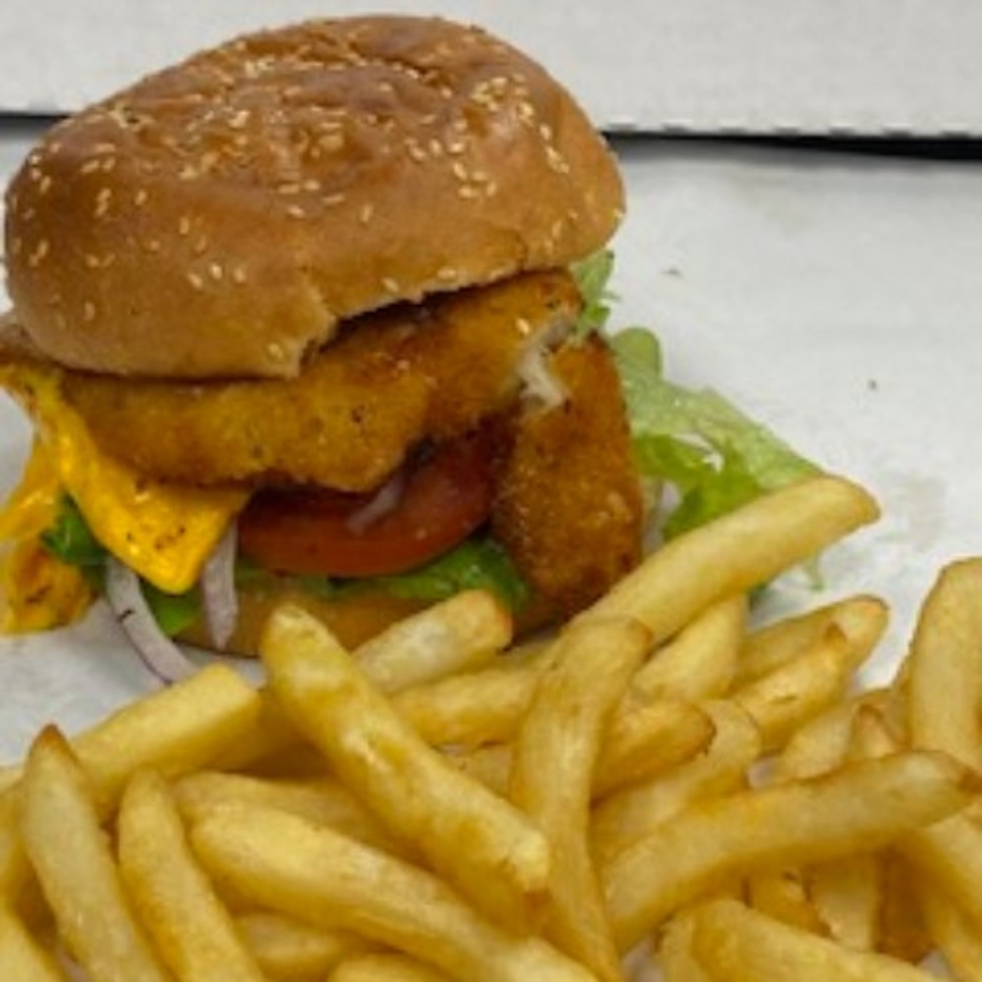 Chicken Sandwich with Fries