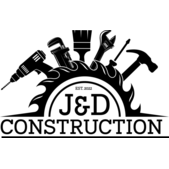J &amp; D Construction Logo