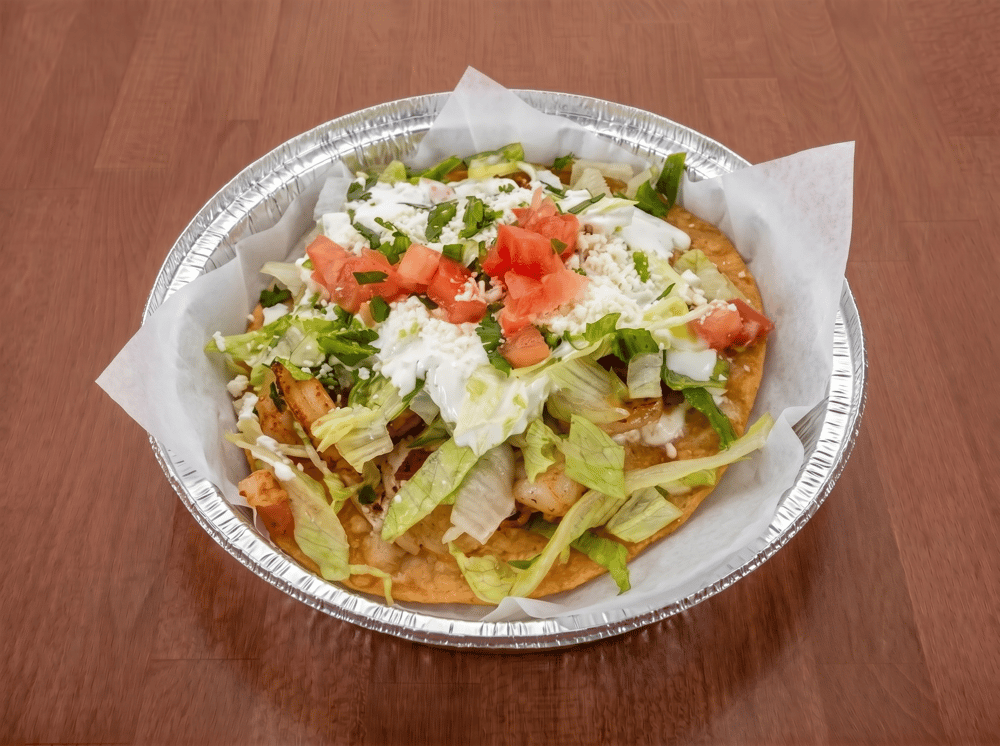 Orden De 3 Tostadas De Camarón / Order of 3 Shrimp Tostadas