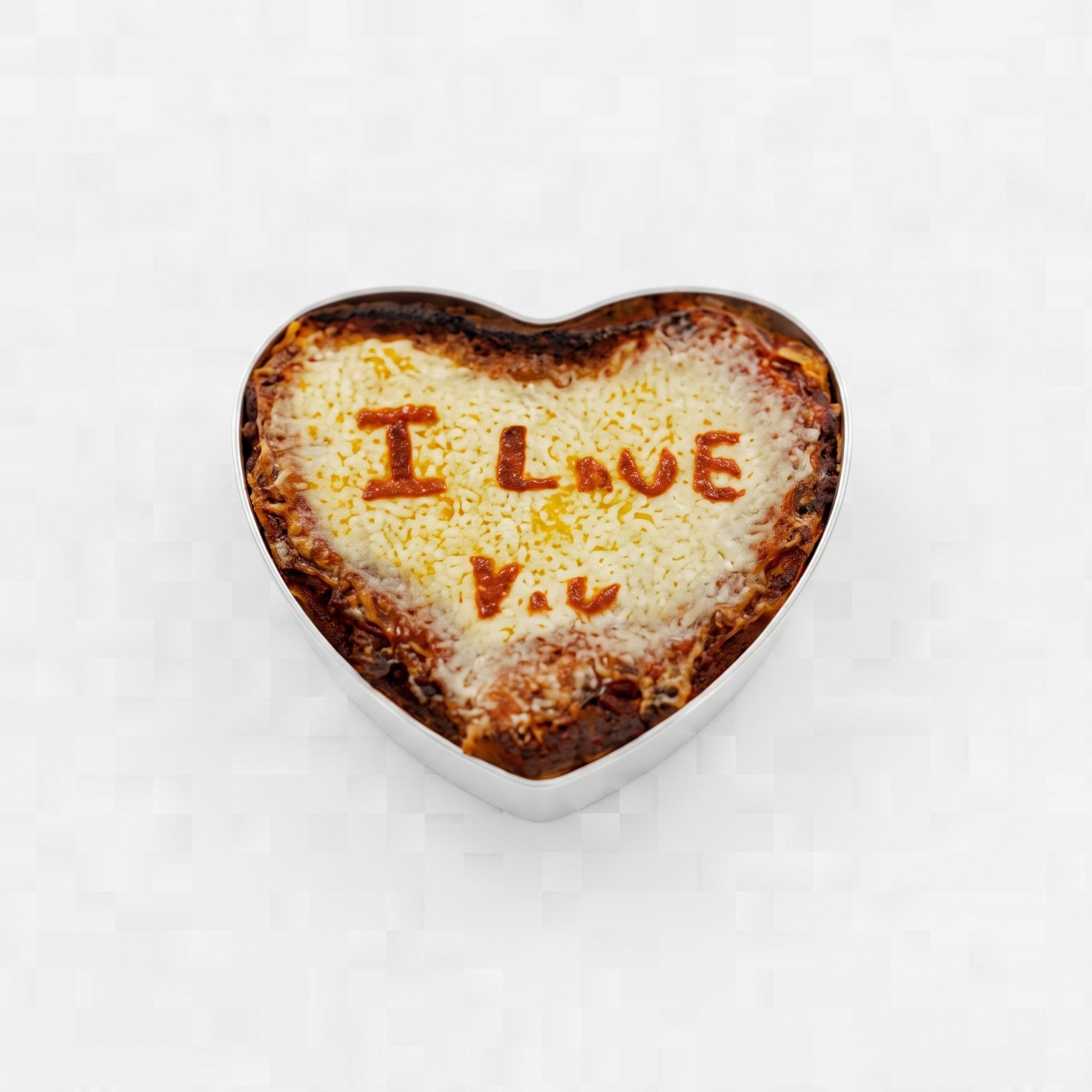 Heart-Shaped Pizza Special