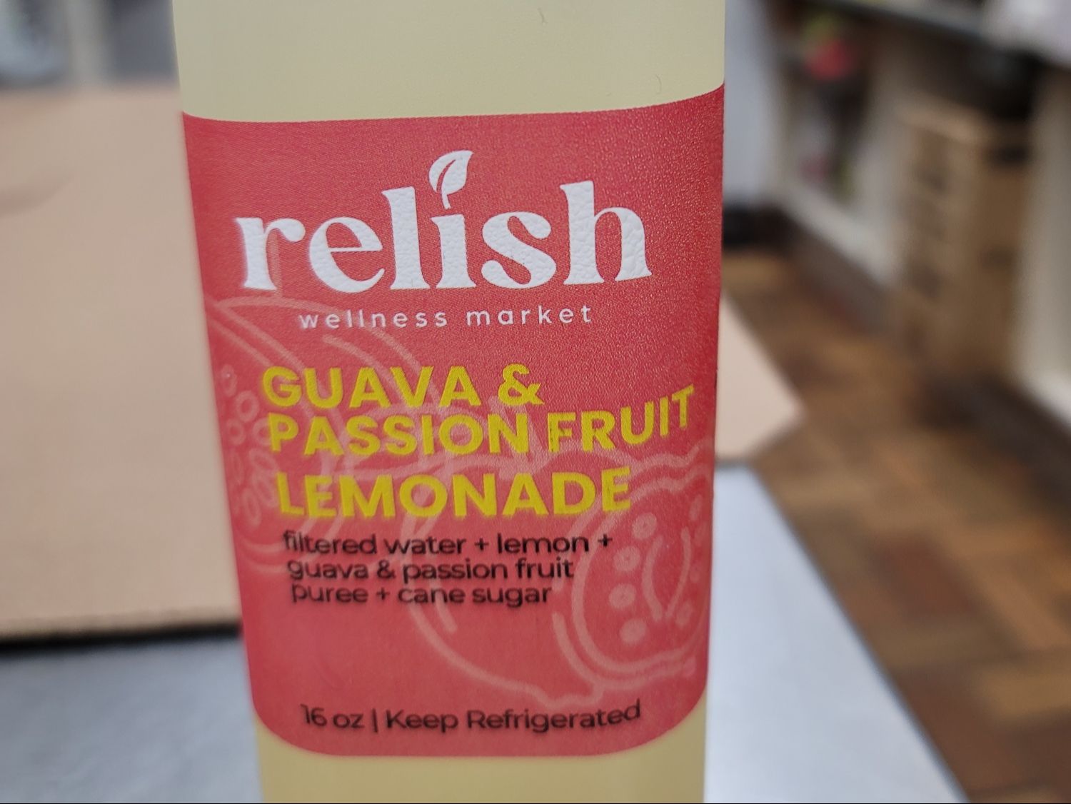 Guava & Passionfruit Lemonade By Relish Wellness Market