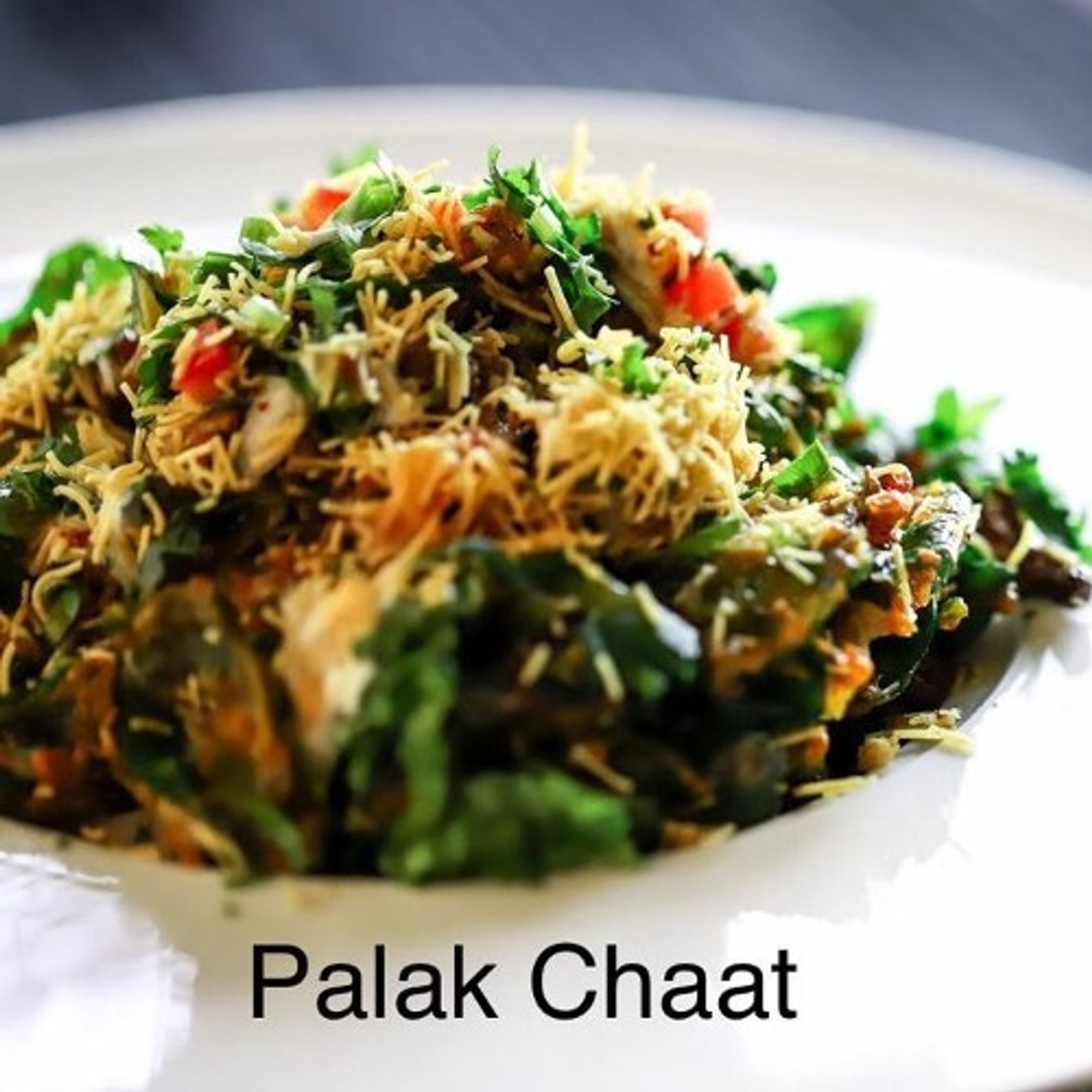 Vegan Palak Chaat (GF)