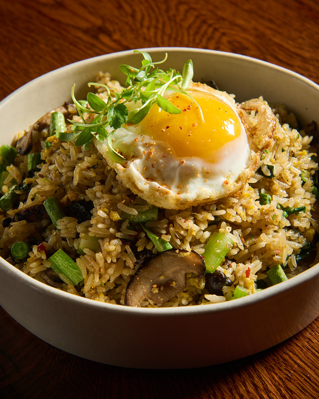 WILD MUSHROOM FRIED RICE†