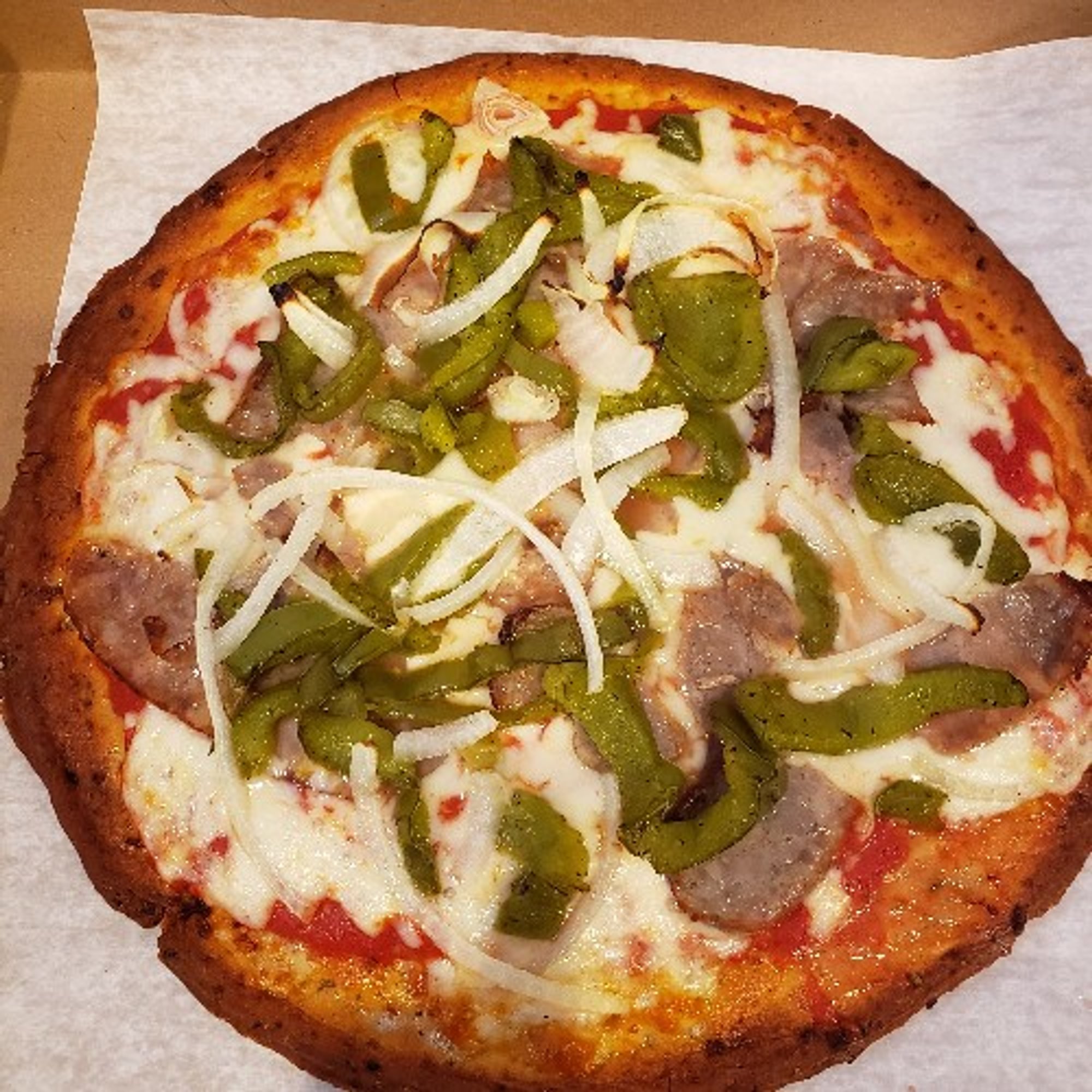 Cauliflower Four Toppings Pizza (10" (6 Slices) )