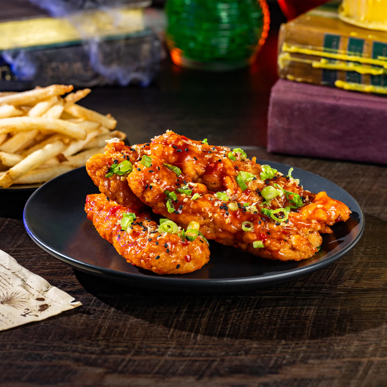 Sweet-and-Spicy Chicken Strips