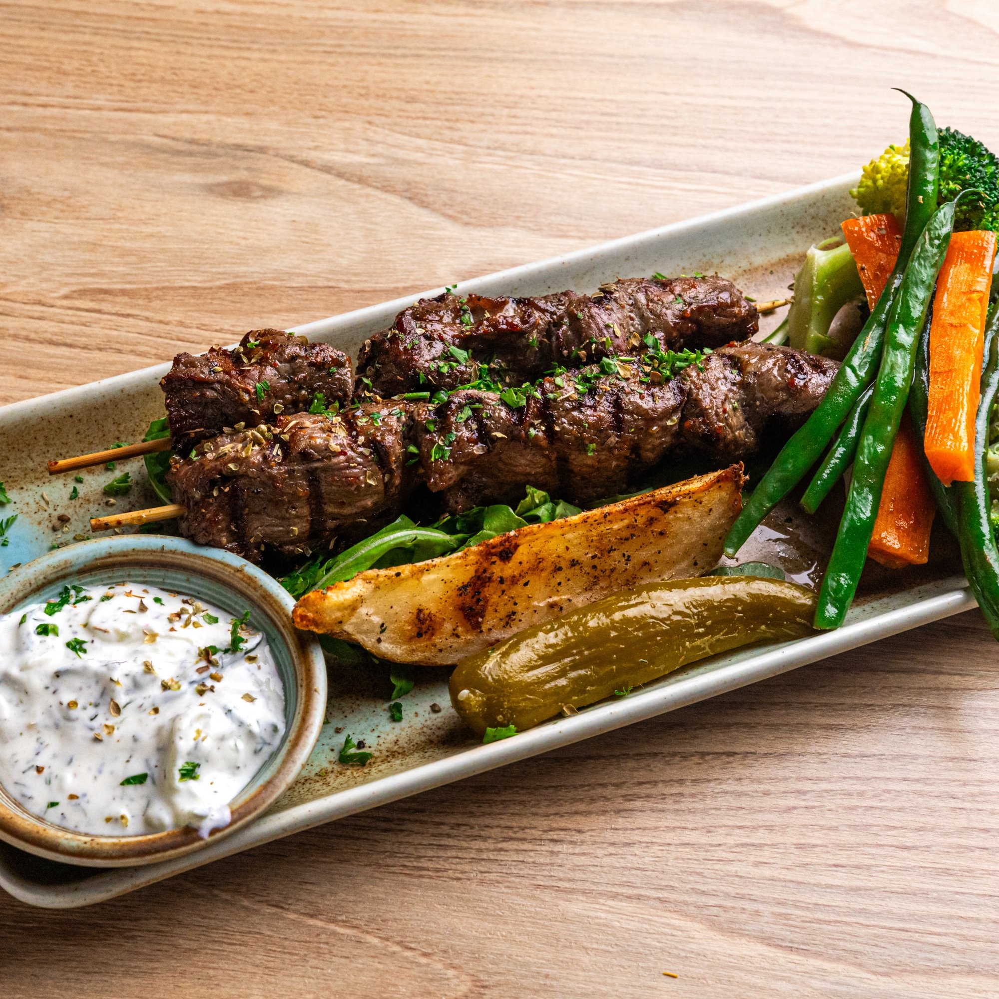 Steak Souvlaki