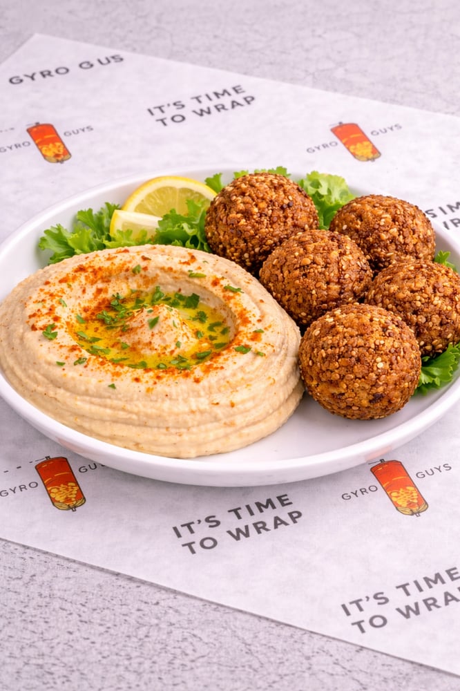 4 pcs Falafel with Hummus