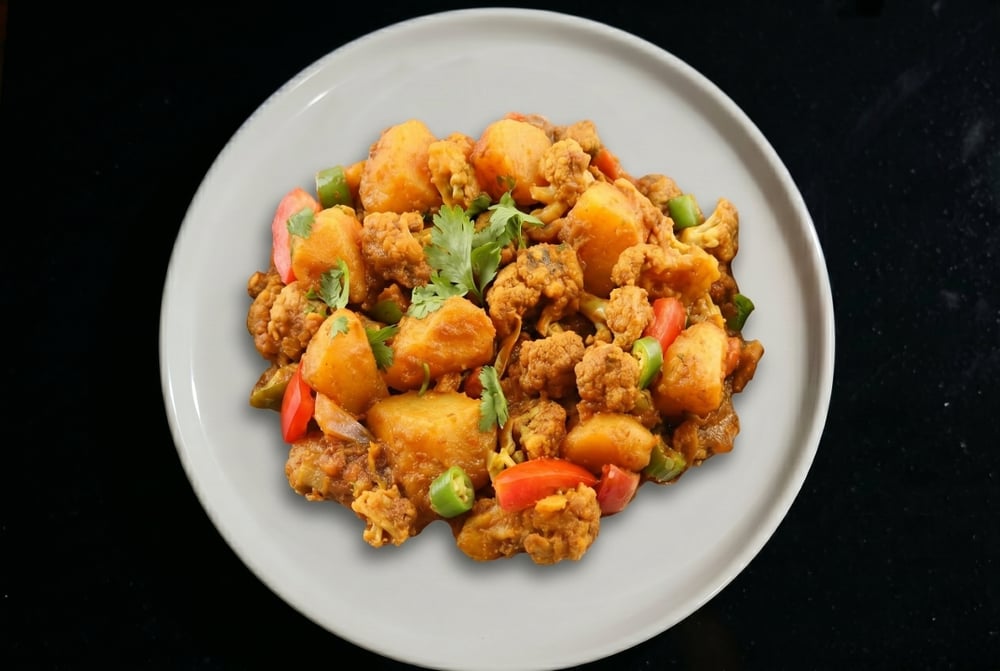 Kadai Aloo & Gobi