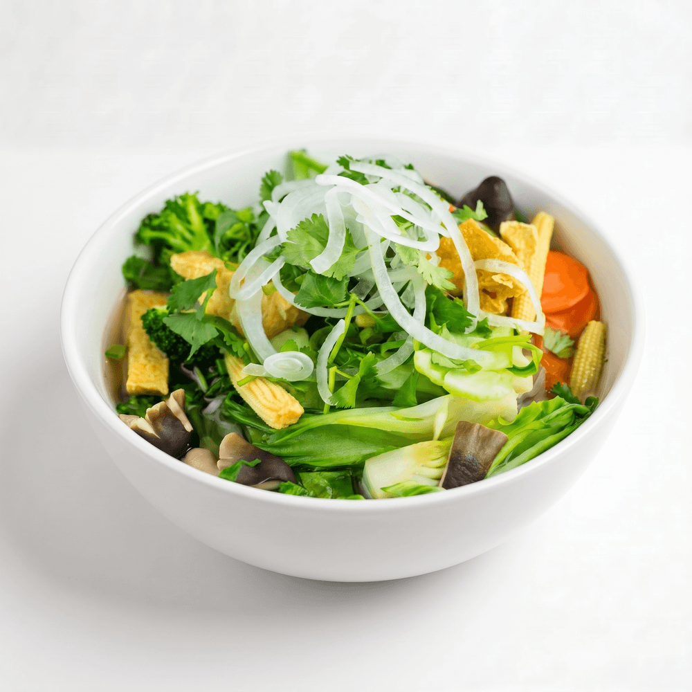 Vegetable Noodle Soup with Vegetarian Broth