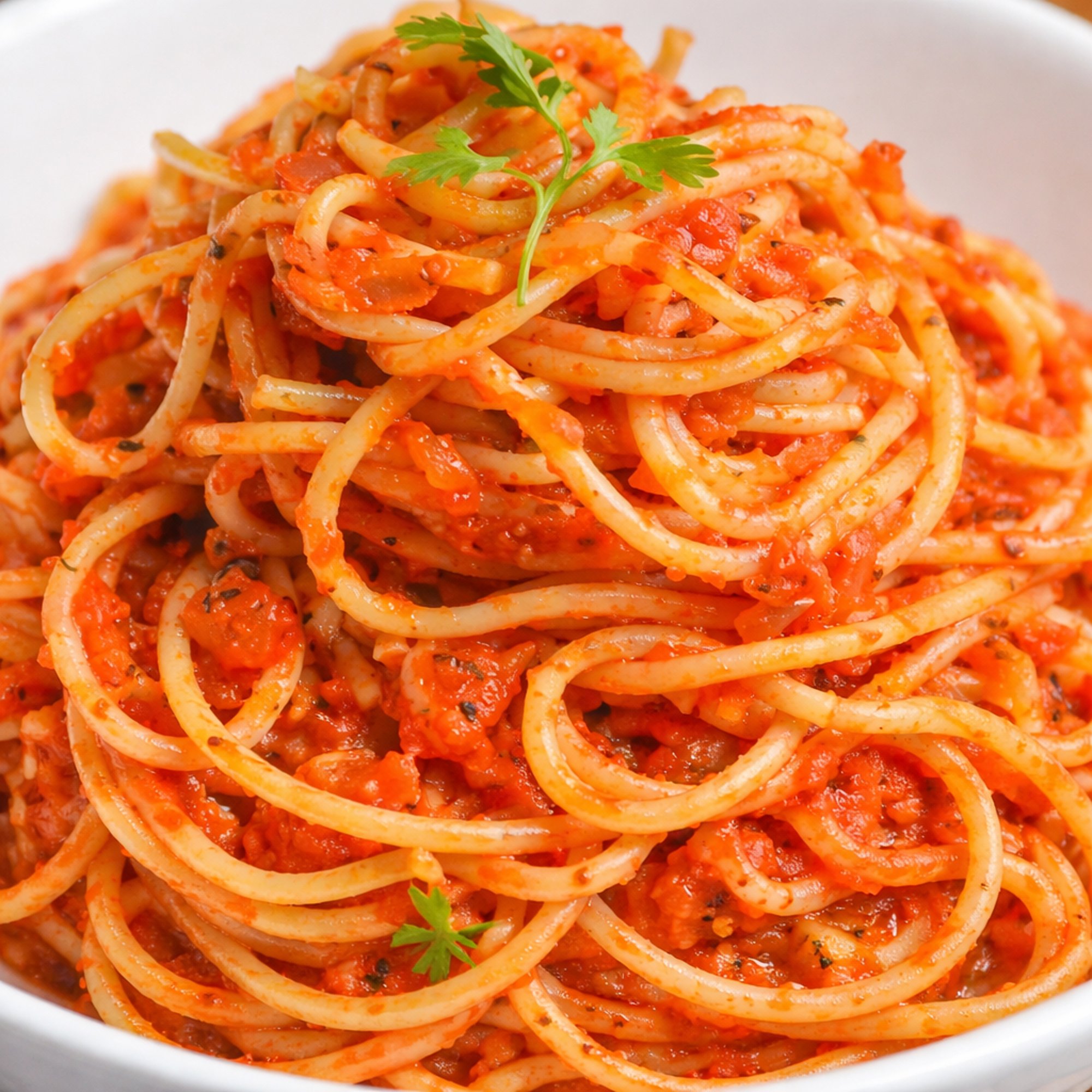 Spaghetti With Tomato Sauce