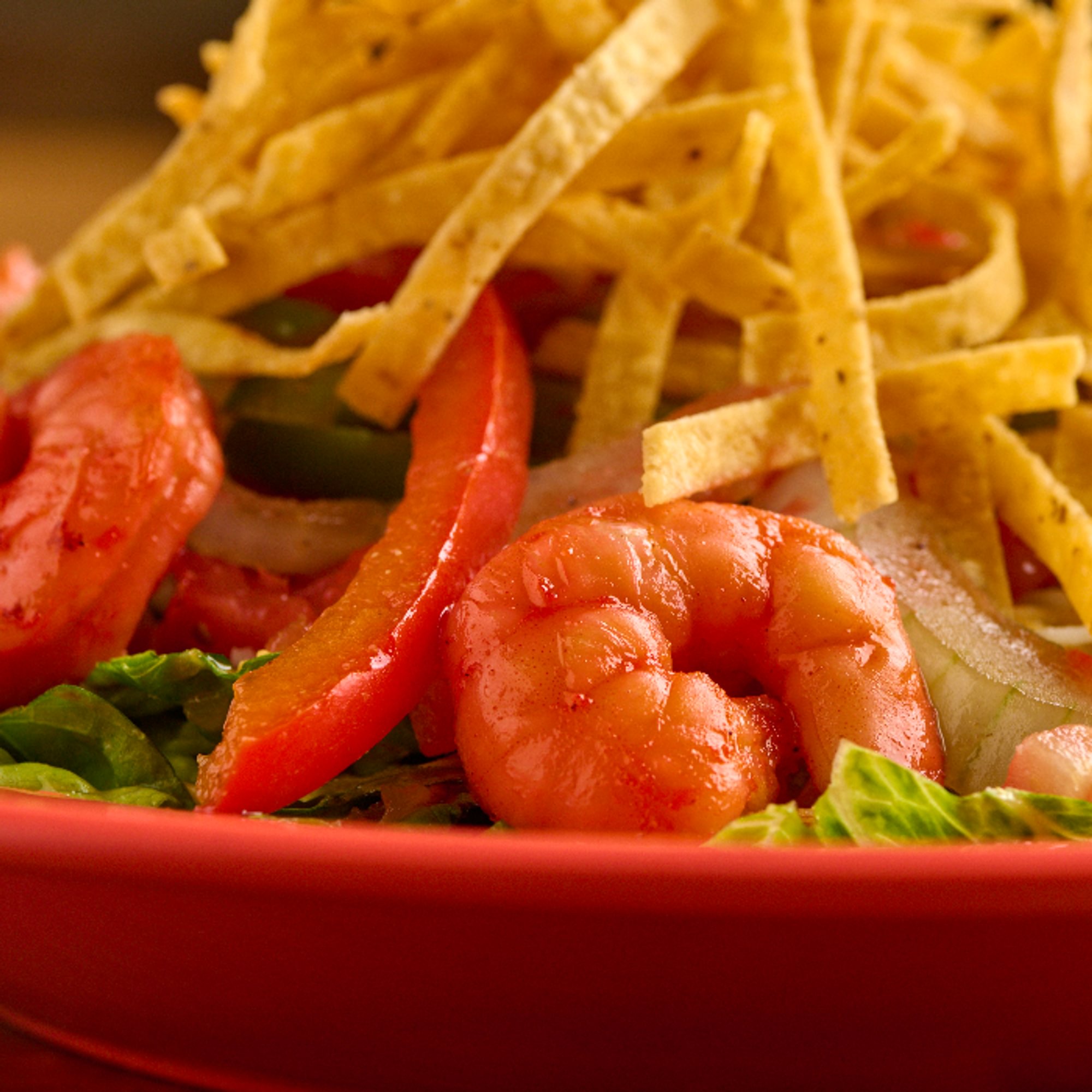 Shrimp Fajita Salad