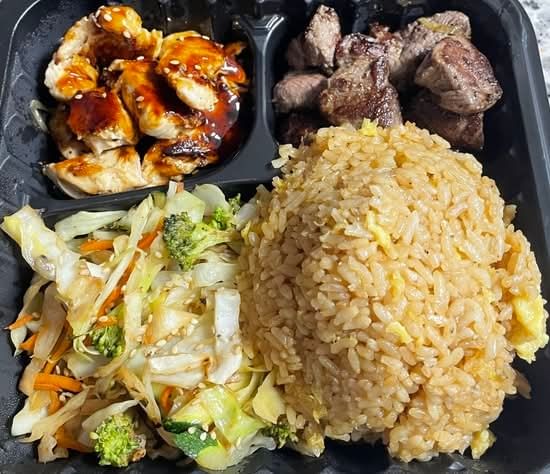 Filet Mignon & Teriyaki Chicken