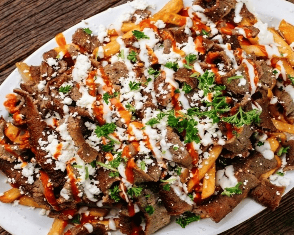 Loaded Fries with Gyro