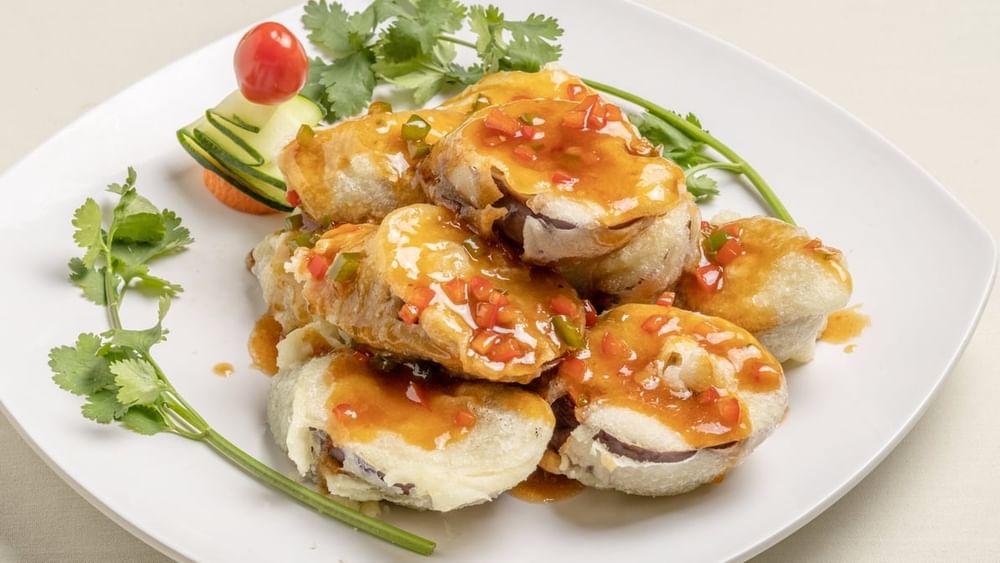 Eggplant With Garlic Sauce